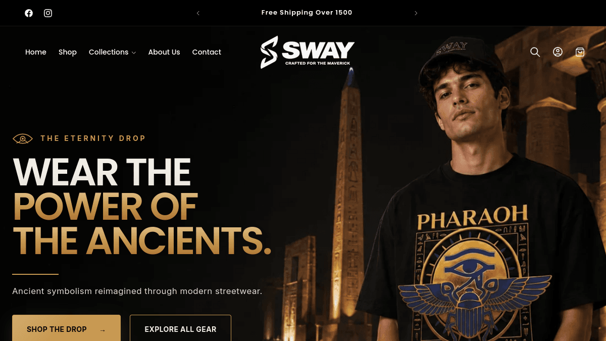 SWAY Maverick website preview
